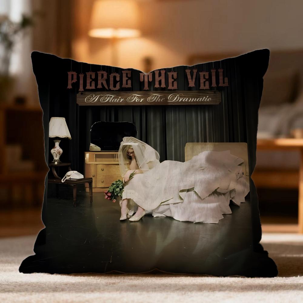 Popular PPierce The Veiler Cushion Cover Soft Washable Pillow Case Multi-Scene for Couch Bed Travel Office Use