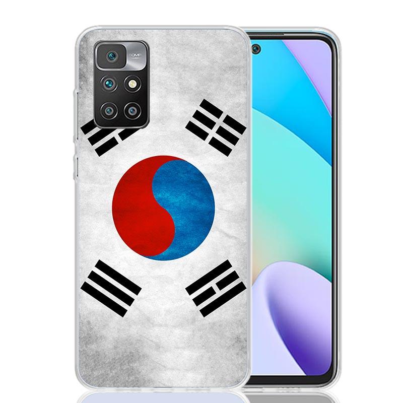National Flag RU FR UK Phone Case For Xiaomi Redmi 12C 13C 14C 12 13 10 10A 10C 9 9A 9C 9T 8 8A 7 7A 6 6A K70 K60 K40 K20 Pro 12