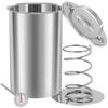 Spring Pressure Ham Press Maker Stainless Steel Meat Boiling Barrel Meat Press Cooker  Poultry