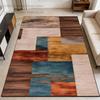 Modern Abstract Geometric Style Non-slip Balcony Rug Decoration Living Room Fluffy Carpet Large Area Easy Clean Coffee Table Mat