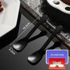 Disposable Thickened Plastic Spoon for Dessert, Ice Cream, Popsicle, Jelly, Pudding, Fruit, & Salad