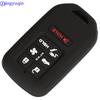 Jingyuqin 6B Remote Car Key Silicone Cover Case for Honda Civic Accord Pilot CRV 2015 2016 2017 2018 Holder Styling