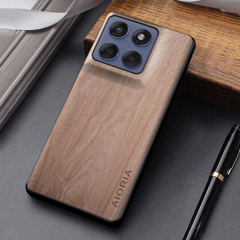 

Для Motorola Moto Edge 60 70 50 Fusion Neo Pro Ultra Чохол Coque Унікальний Стильний Дизайн Міцна Шкіряна Кришка з Дерев яним Візерунком Funda Edge 60