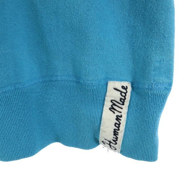 Human Made Made In Japan Long Sleeve Sweat Trainer S Blue Men's Used