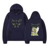 Autumn And Winter Flower Letter Printed Sweater Hoodie