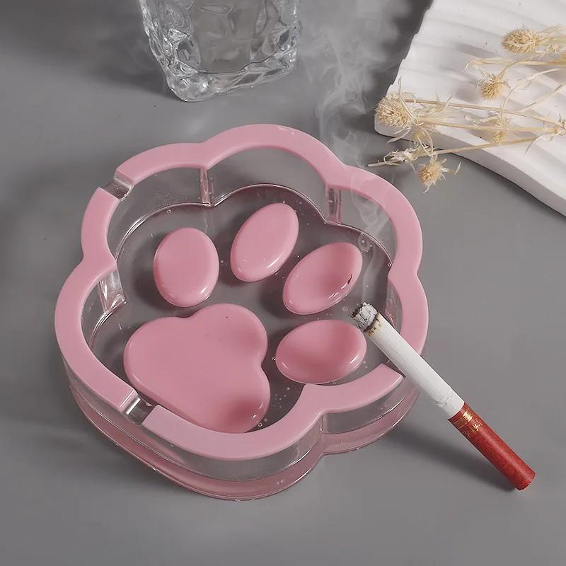 Cat Paw Ashtray Silicone Mold Epoxy Resin Mold for Cigar Concrete Crystal Casting Gypsum Plaster Holder Jewelry Box Storage Mold