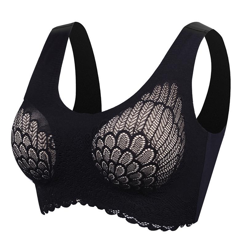 Backless Bras Women Solid Color Bra Lace Tube Top Sexy No Steel Ring Sports Bra Women Underwear
