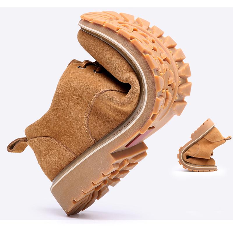 2025 Jaro Podzim Boty z pravé kůže Pánské ležérní boty Protiskluzové Derby z hovězí kůže Značková pánská obuv