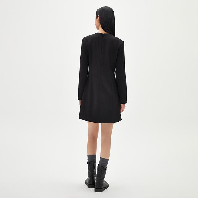 Rap Round Neck A-Line Mini Dress Ar1Wo263