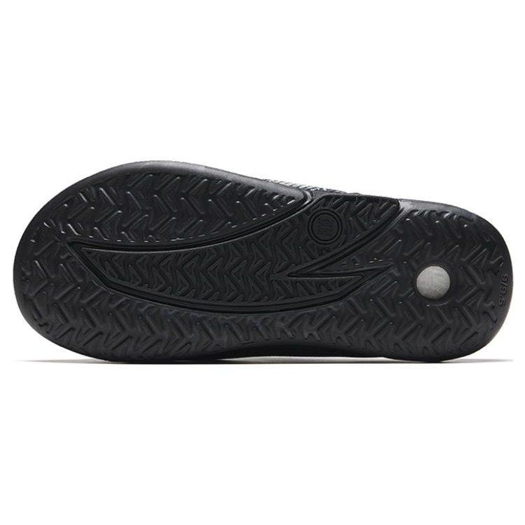 Anta Nitrogen Bubble Comfortable Quiet Slide Slippers Men's Black Purple 912331801-3