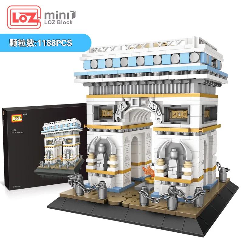Loz Blocks World Famous Landmark Architecture Diy London Bridge Burj Al Arab Triumphal Arch Collection Gift Christmas Present