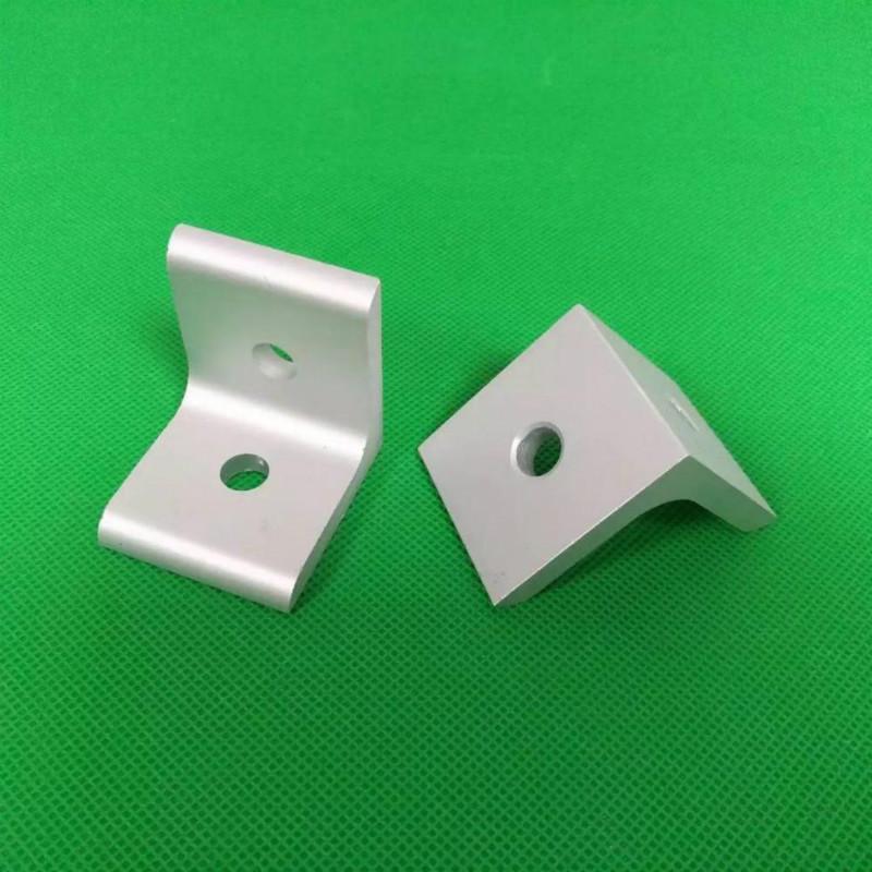 2 Holes Vertical Corner Brackets 1515 2020 3030 4040 4545 Aluminum Alloy 2 Hole 90 degreee Inside Corner Bracket