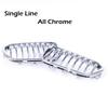 Single Slat Line Kidney Grille Gloss Matte Black Chrome M Grille For BMW 1 Series F20 F21 Facelift 2015-2019 118d 120i M135 QCYZR1