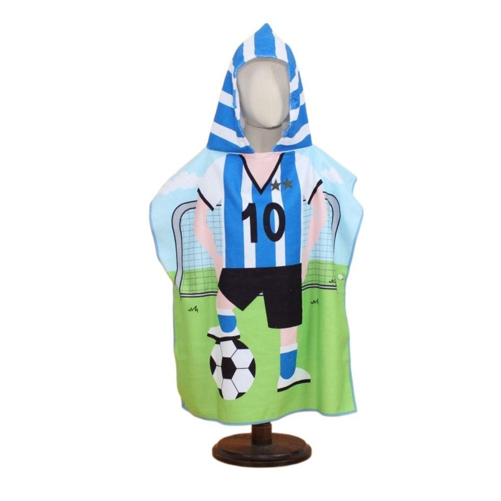 Mit Kapuze Kapuzenumhang Waschlappen Strandtuch Niedliches Poncho Strand