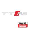 For Audi RS3 1PCS 3D ABS Car Tail Badge Rear Trunk Emblem Decoration Sticker Auto Modification Accessories for Audi TTS TTRS Logo Trim Decal