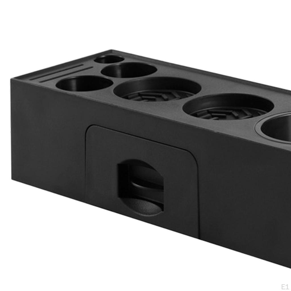 Kaffepresshållare och portafilterhållare,Espressomatta med hållare,Förvaring med låddesign,Pressning