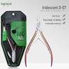 Easy Cut D-07 Iridescent Cuticle Nipper & Nail File - Stainless Steel Manicure Tool