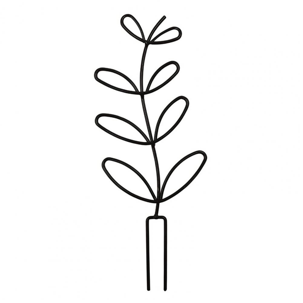 Metal Plant Trellis Leaf Shape Plant Support Frame Planter Insert Wire Trellis for Vine Climbing Plants Indoor Outdoor Plants
