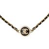 [Primavera ed Estate 23] 23P logo a doppia C bottone girocollo collana in metallo da donna oro/nero