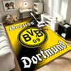 Borussia Dortmund A Carpet Non-slip Indoor Mat Suitable for Office Chair Living Room Computer Desk Decorative Home Office Carpet Polyester Fiber Mat 8