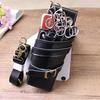 s Holder Leather Pouch Hairdressing Styling Hair Tools Display Stand - Black, 23 x 10cm