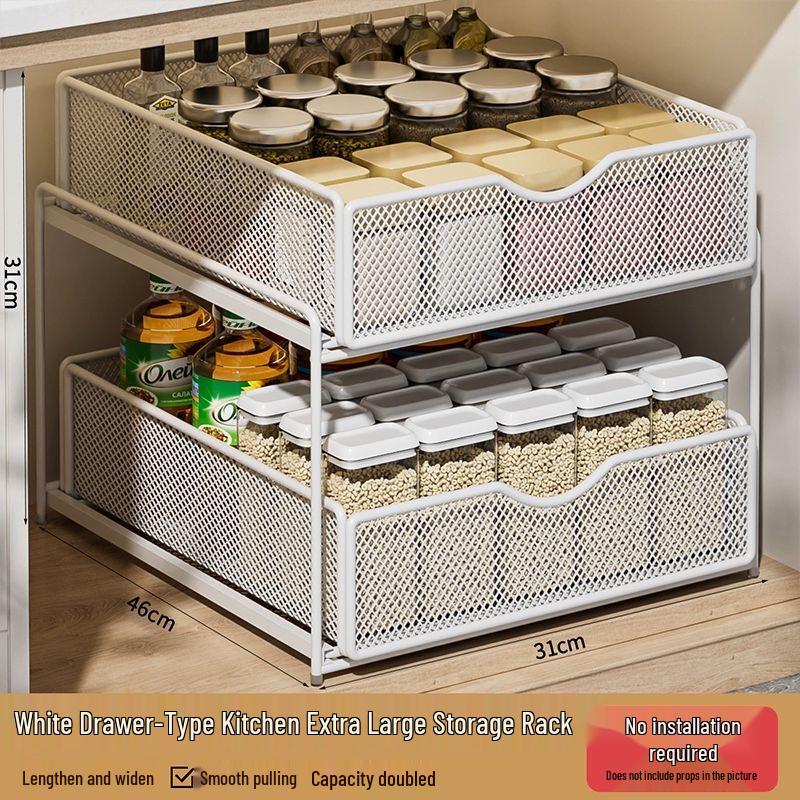 Ausziehbares Unterschrank-Aufbewahrungsregal