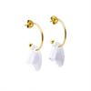 Titanium Steel Transparent Earrings Simple Stainless Steel Personality Geometric Versatile Earrings Earrings Women'S Gifts