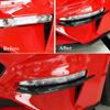 Car Front Fog Light Lamp Eyelid Decoration Cover Trim Strips for Ford Mustang 2018    2022 Exterior Accessories