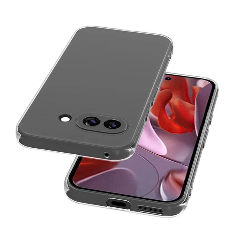For Google Pixel 9A Simple Slim Soft TPU Clear Transparent Phone Case For Google Pixel 9A Pixel9A Cover Fundas Capa