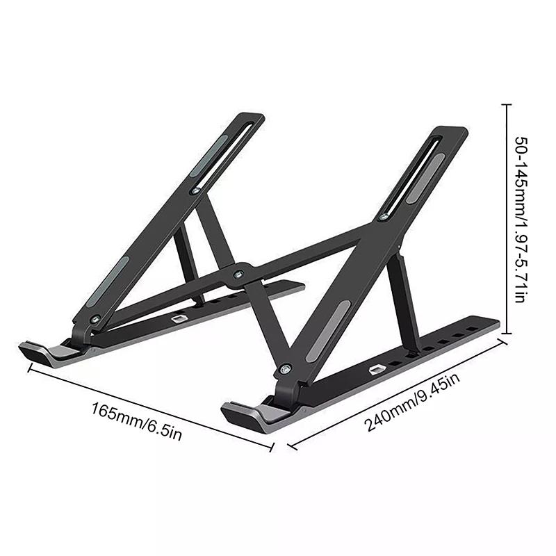 Universal Laptop Stand Adjustable Notebook Holder For Non-slip Foldable Cooling Base Plastic Bracket