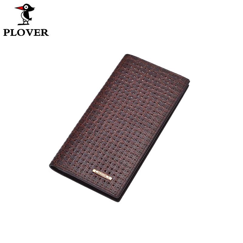 PLOVER Men s Leather Long Wallet