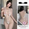 Sultry Halter Bandage Bodysuit with Open Crotch