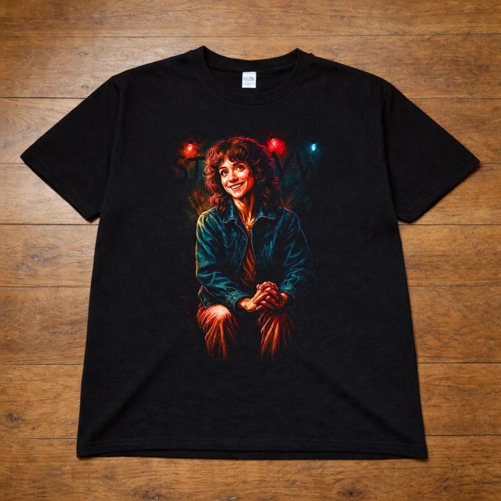 Stranger Things Eleven TShirt Black Netflix TV Show Tee Unisex Kids Adults 2XL