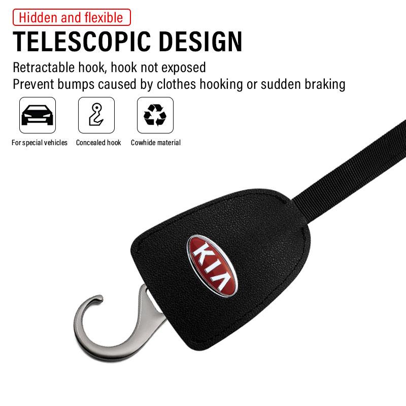 1/2Pcs Auto Interior Organizers Hooks Car Back Seat Hook Headrest Hanger For Kia Rio Sportage R K3 K4 K5 k6 K7 K8 Ceed Sorento Cerato Soul