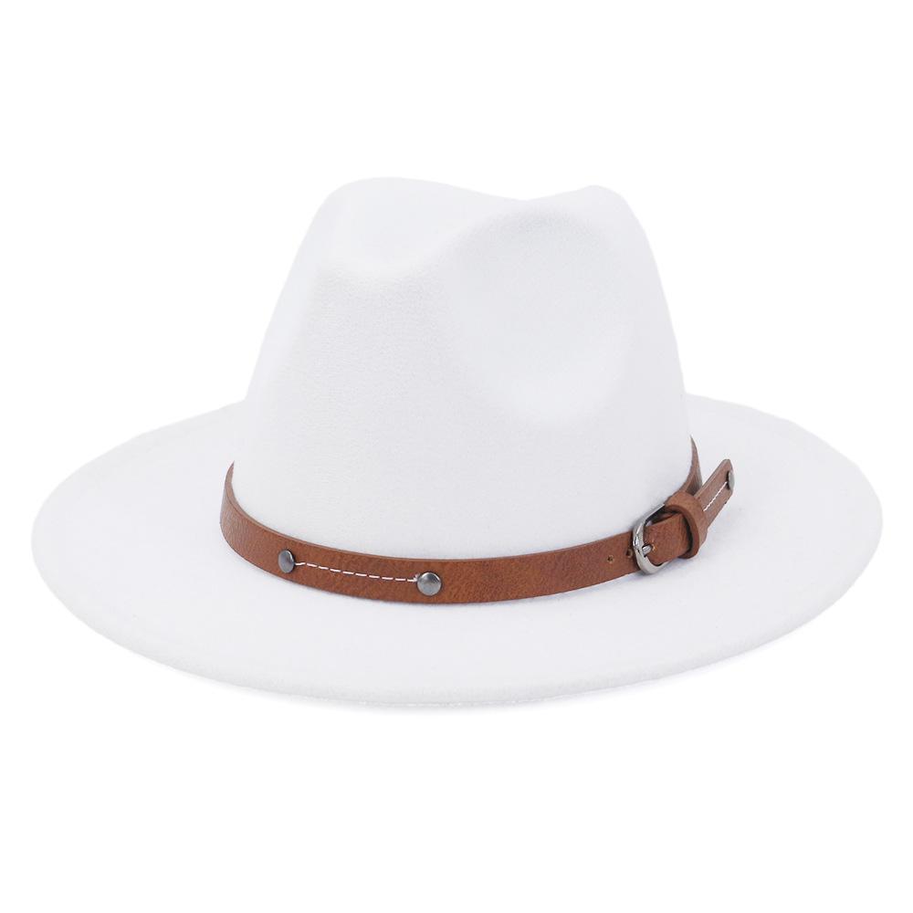 Fedoras Winter Hut Für Frauen 59-61 CM Männer Panama Gefilzt Jazz Hüte Neue Trilby Kirche Kappe sombreros de mujer