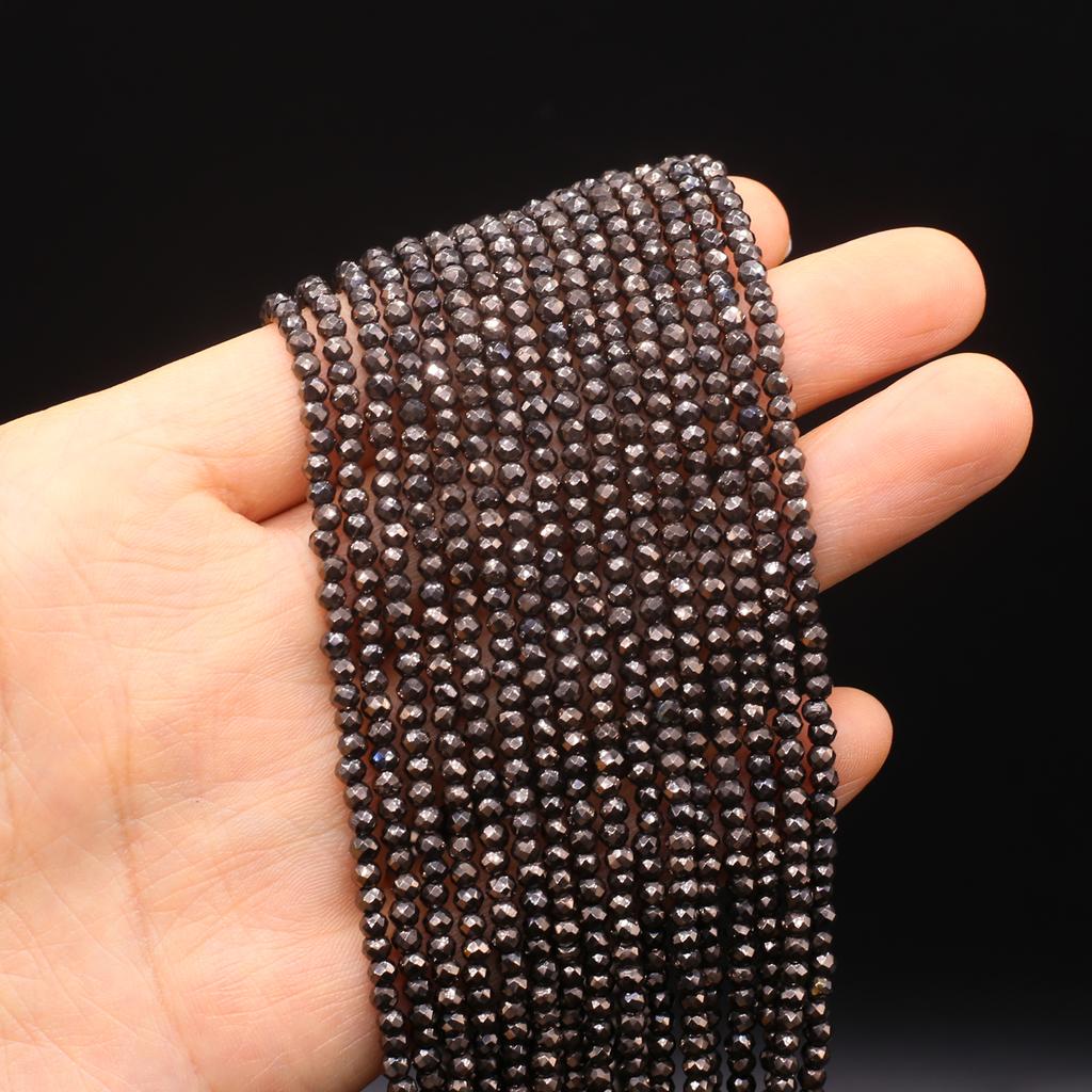 10Strands Faceted Beads 3mm Plated Color Isolation Beads For Jewelry Making DIY Necklace Bracelet Earrings Accessory