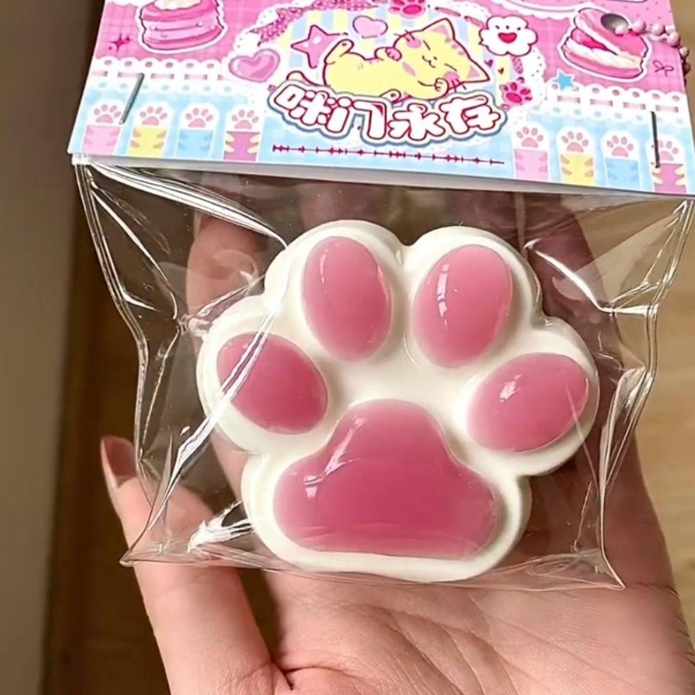Soft Green Grape Cat Paws Toys Kneading Cat Paw Pinch Toy Cute Cartoon Fidget Toy  Kids Tricky Doll
