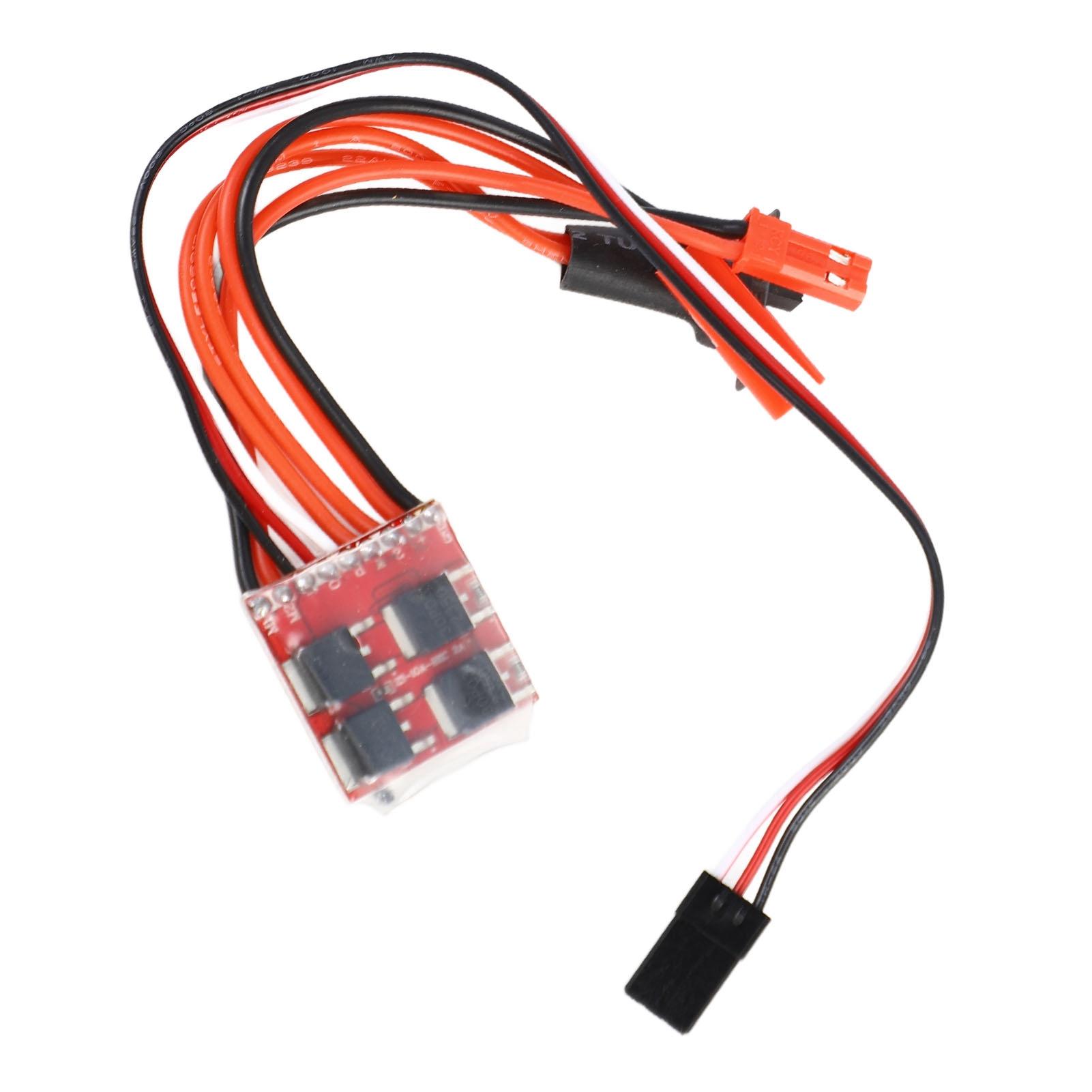 

2Pcs RC Brushed Electric Speed Controller 30A Mini Stable RC ESC for 116 118 124 RC Car Boat