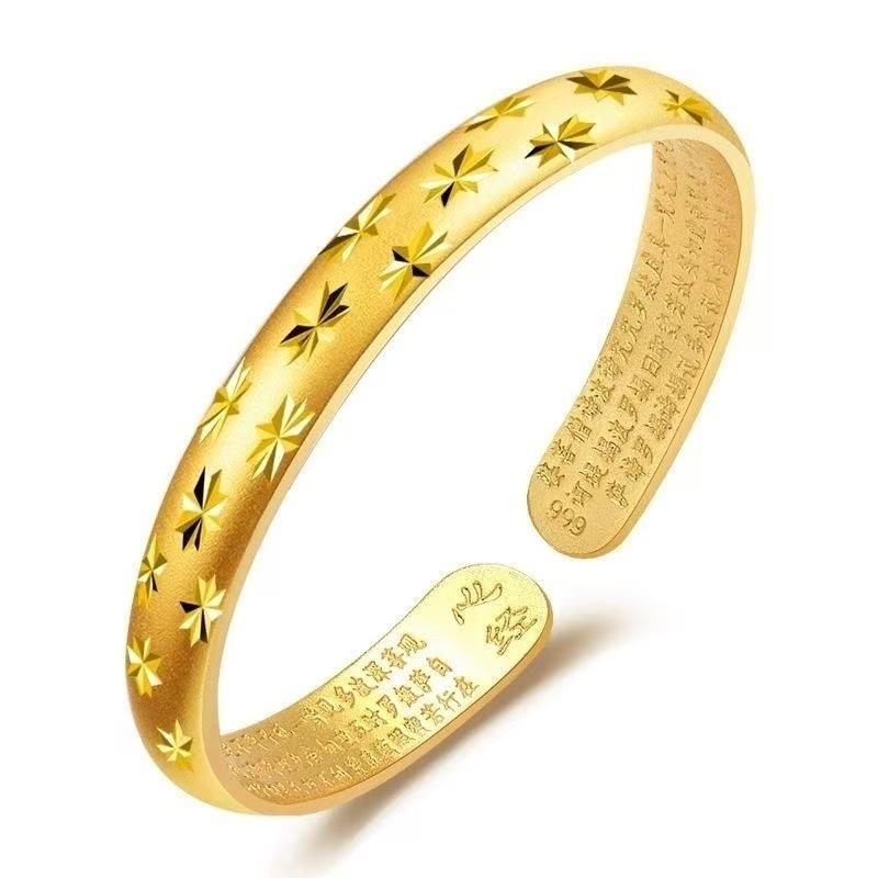 Gioielli Gipsofila Sutra del Cuore Apertura Bracciale da Donna Lusso Leggero Bracciale di Fascia Alta