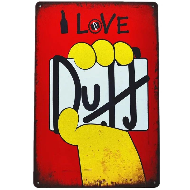 Vintage Beer Metal Sign Decorative Plaque - Retro Plate for Wall - Ideal for Bar Pub Club Dad's Garage Workshop Poster Decor