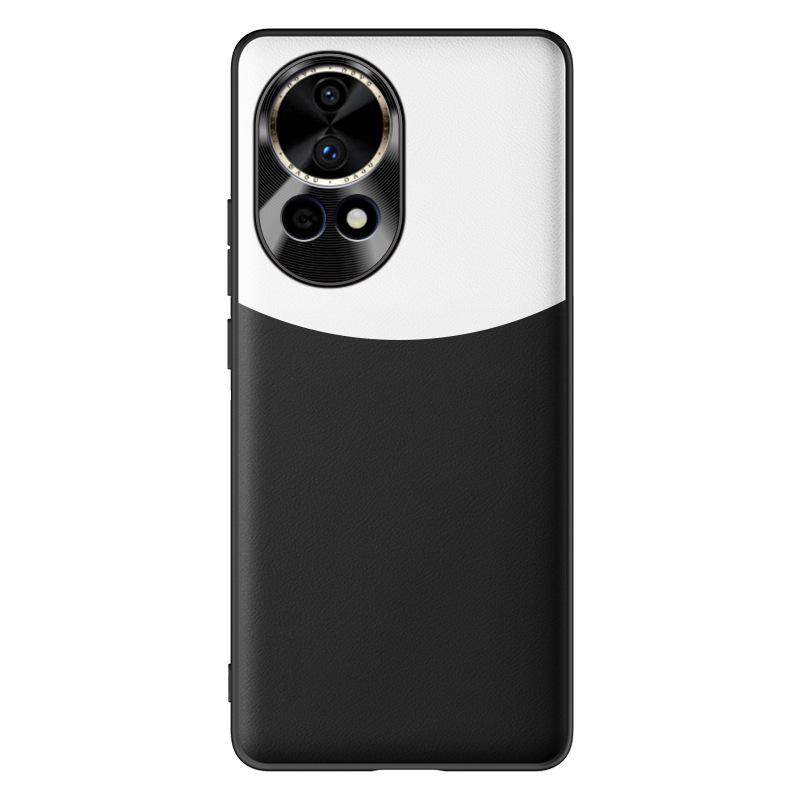 Liquid Leather Protective Cover for Huawei Nova 12 Pro, Anti-fall Design, Durable and Sleek.