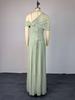 2026 Elegant One-Shoulder Pleated Waist-Cinched Lace-Up Long Sleeve Dress for Women