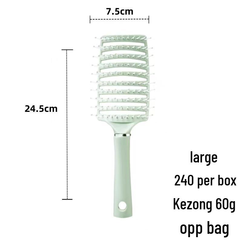 Large Curved Anti-static Backcombing Air Cushion Massage Comb