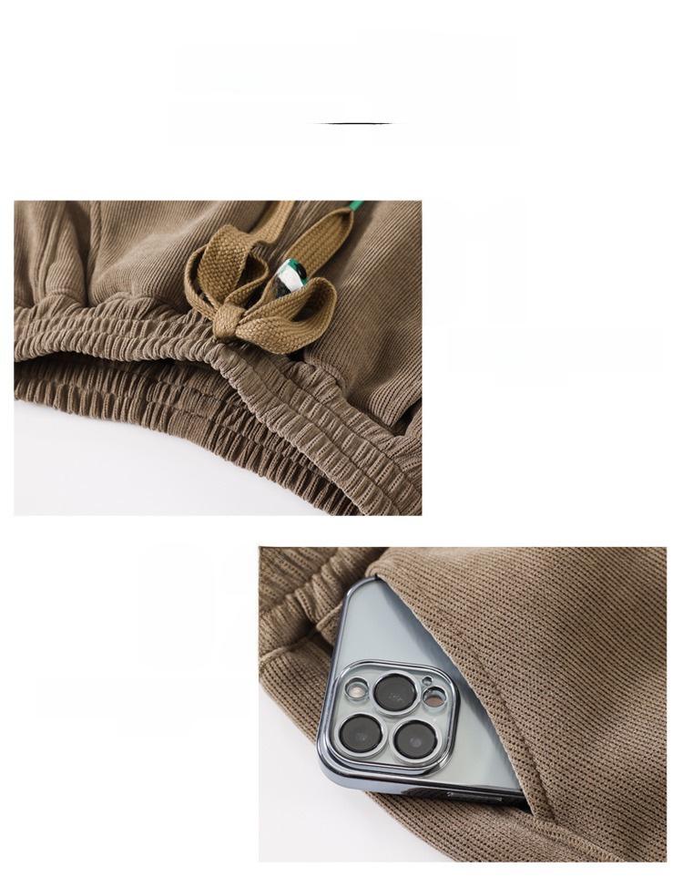 Boys' Corduroy Autumn 2024 Korean-Style Casual Sweatpants