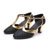 Women Girls Indoor Ballroom Tango Salsa Latin Dance Shoes Party Heels 5.5cm Heels