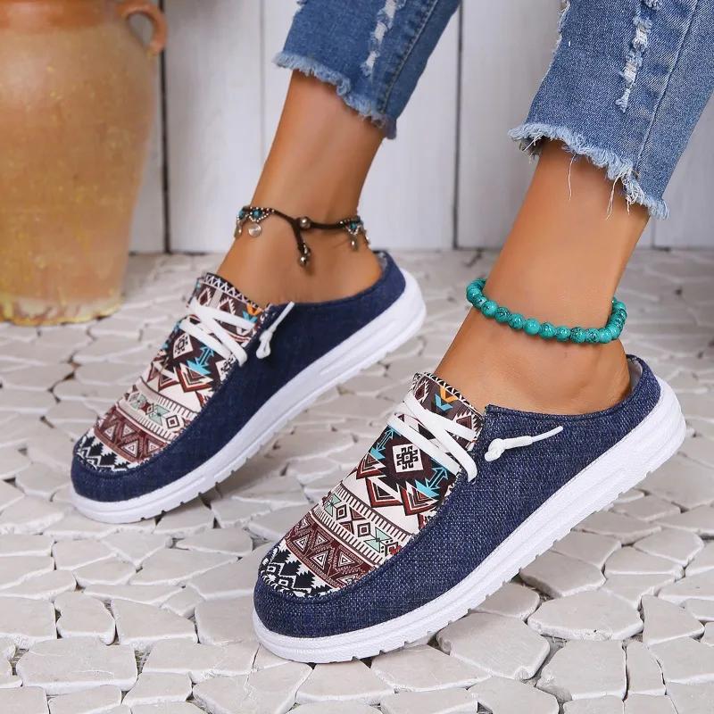 Fashion 2024 Spring and Autumn Fashion New Women's Round Toe Walking Shoes Casual Comfortable Shallow Mouth Thick Sole Sneaker