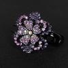 Headdress Acrylic Female Rhinestone Hair Claw Ponytail Holder Hair Accessories Flower Duckbill Clip