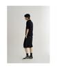 8SECONDS Formal Half-Zip Collared Neck Short Sleeve Knit Black