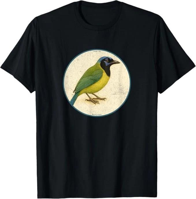 Retro Green Jay Bird T-Shirt *10 Colors* NEW Tee by Bird Fantastic 2XL