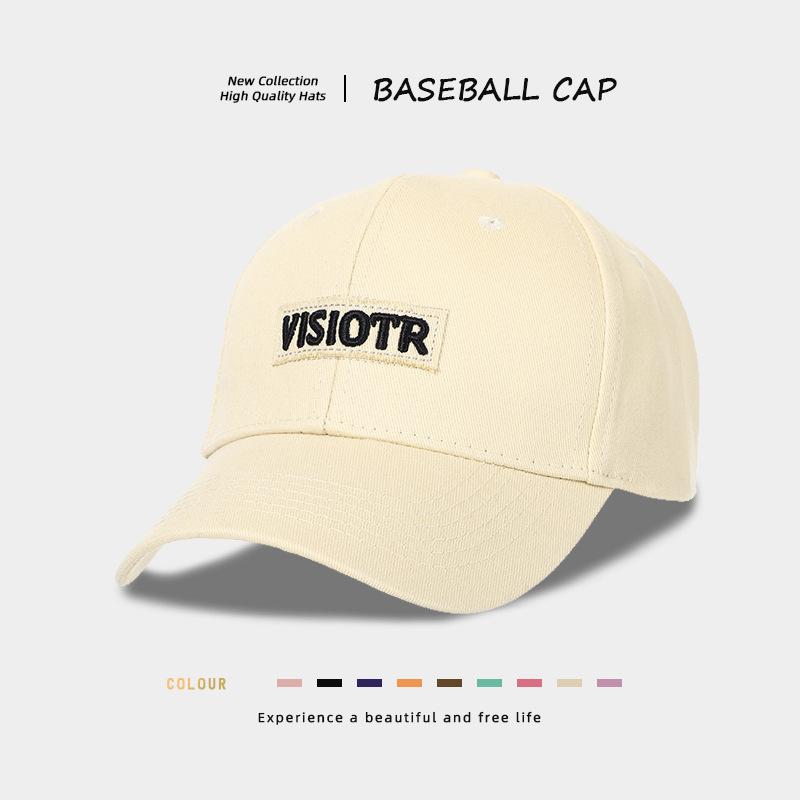 

New spring and summer three-dimensional letter embroidered baseball cap children s fashion hard top versatile face small cap men Adjustable